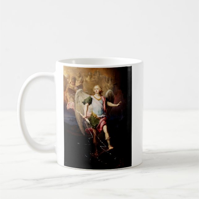 Schutzengel von Wladimir Borovikowsky Kaffeetasse (Links)
