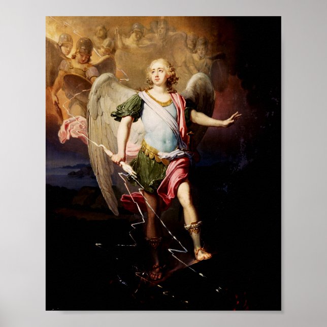 Schutzengel von Wladimir Borovikowsky Poster (Vorne)