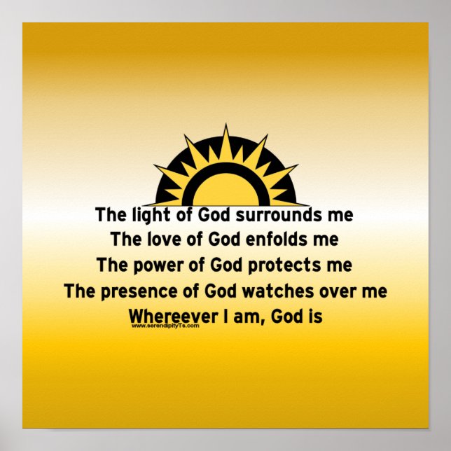 Schutzgebet Poster (Vorne)