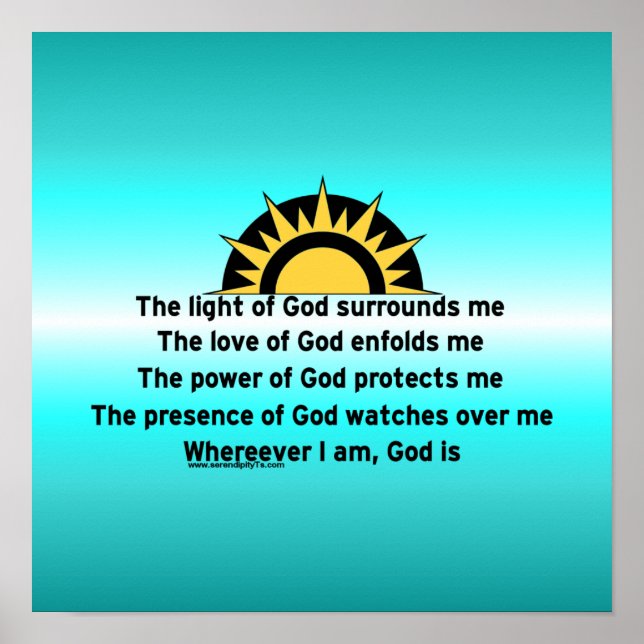 Schutzgebet Poster (Vorne)