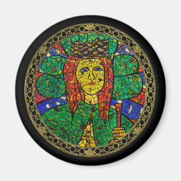 Schutzheilige der Depression und Angst St. Dymphna Magnet