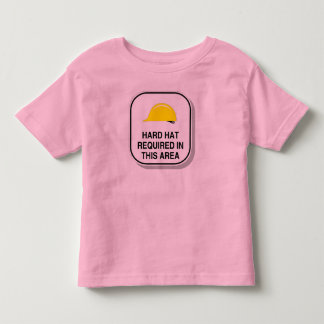 Schutzhelm erfordert kleinkind t-shirt
