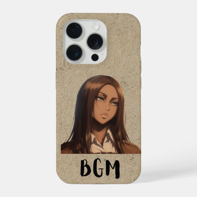 Schutzhülle mit BLACK GIRL MAGIC. iPhone Hülle (Rückseite)