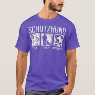 Schutzhund Track Obey Schützen Dog Handler T-Shirt