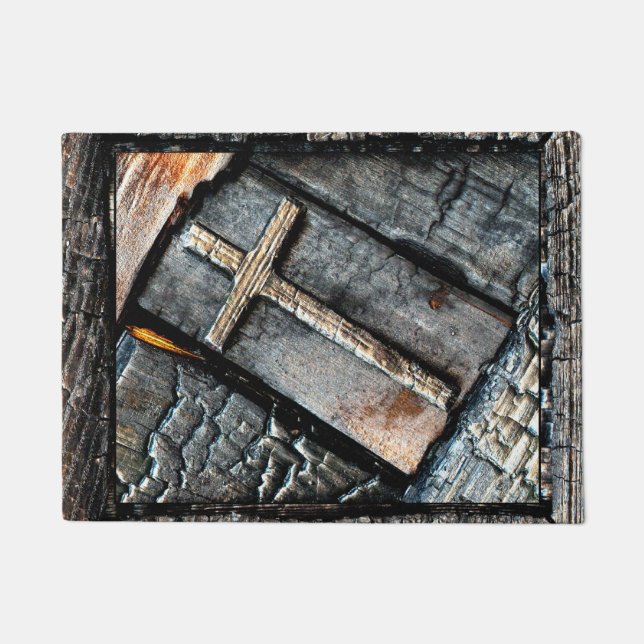 Schutzkreuz Fußmatte (Vorderseite)