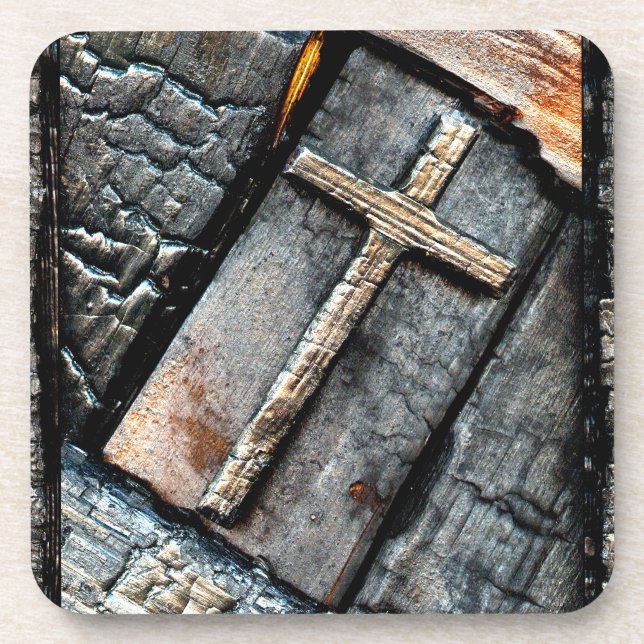 Schutzkreuz Getränkeuntersetzer (Vorderseite)