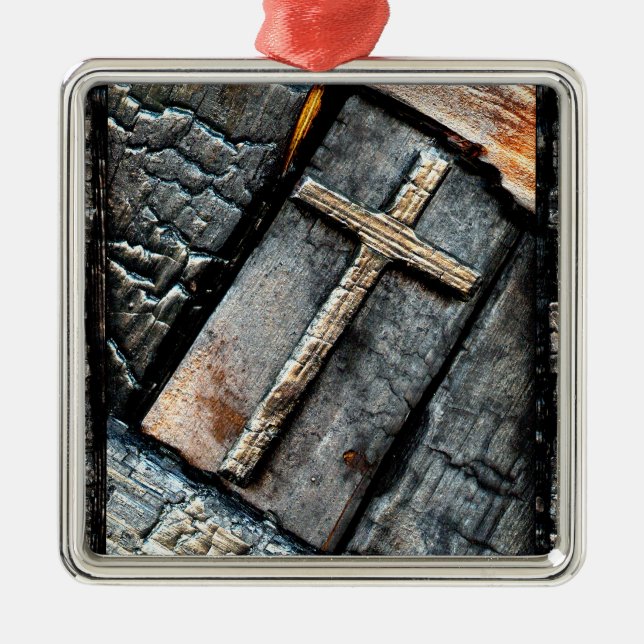 Schutzkreuz Ornament Aus Metall (Vorne)