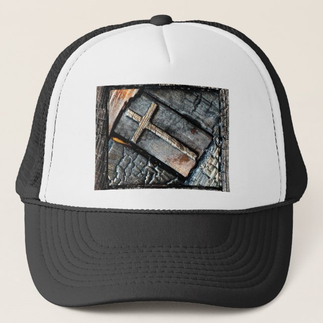 Schutzkreuz Truckerkappe (Vorderseite)