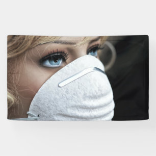 Schutzmaske Corona Banner