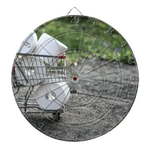 Schutzmaske Corona Dartscheibe