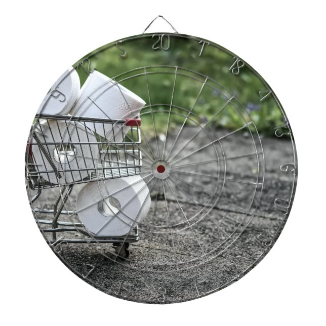 Schutzmaske Corona Dartscheibe (vorne)