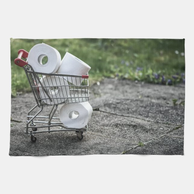 Schutzmaske Corona Geschirrtuch (Horizontal)