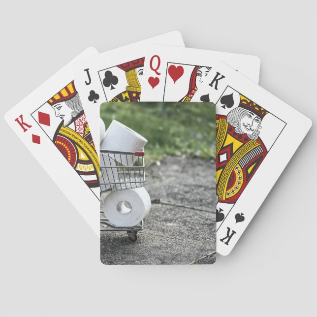 Schutzmaske Corona Spielkarten (Rückseite)