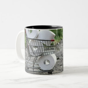 Schutzmaske Corona Zweifarbige Tasse