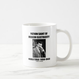 Schutzpatron des modernen Stroms (Nikola Tesla) Kaffeetasse