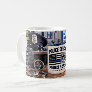 Schutzpolizist Protect & Serve Tasse