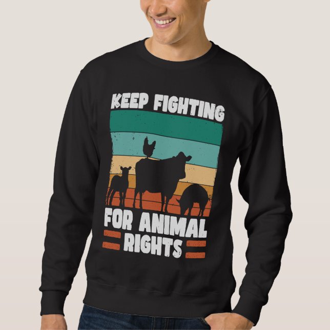 Schutzrechte für lebende Tiere Sweatshirt (Vorderseite)