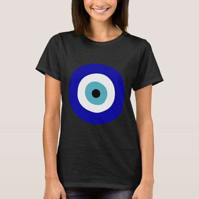 Schutzsymbol Blaues böse Auge des Schutzes T-Shirt (Vorderseite)
