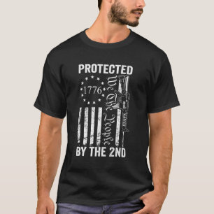 Schützt durch den 2. Adt wir die Leute Pro GunBack T-Shirt