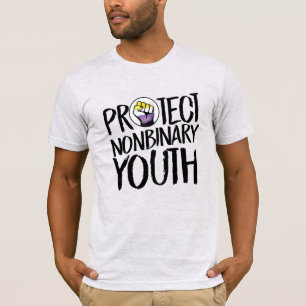 Schützt nichtbinäre Jugend T-Shirt