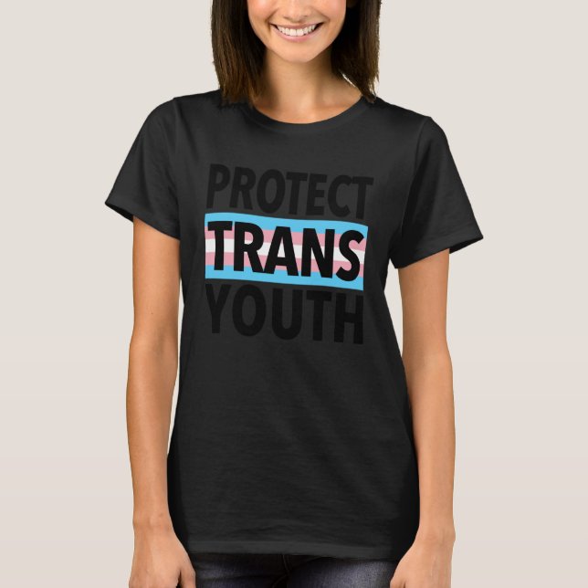 Schützt trans Jugendliche 1 T-Shirt (Vorderseite)
