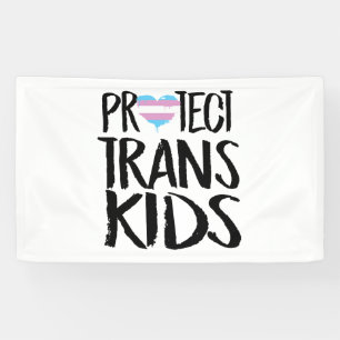 SCHÜTZT TRANS-KINDER BANNER