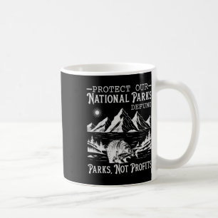 Schützt unsere Nationalparks Wandern Naturschutz Kaffeetasse