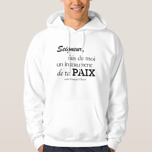 Schutzüberzug - Bitte heiligen Francois der Hoodie (Vorderseite)