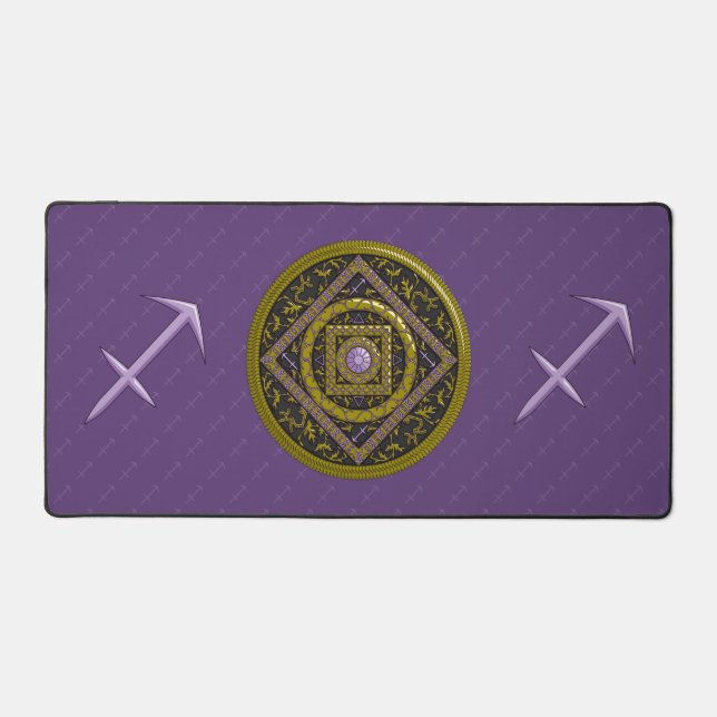 Schützus Mandala Schreibtischunterlage (Vorderseite)