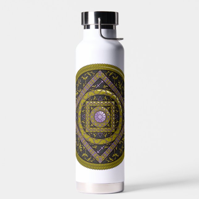 Schützus Mandala Trinkflasche (Links)