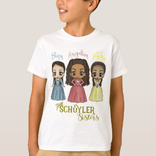 Schuyler Sisters - Kawaii Art von Mary Layton T-Shirt