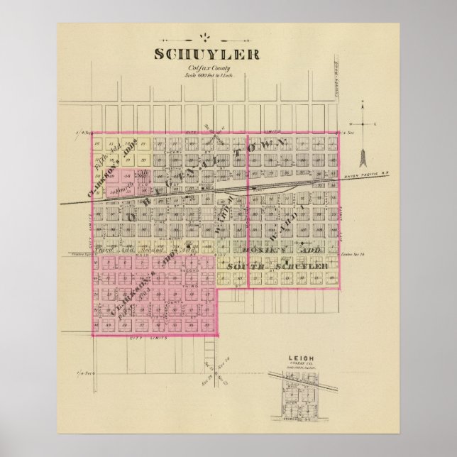 Schuyler und Leigh, Nebraska Poster (Vorne)