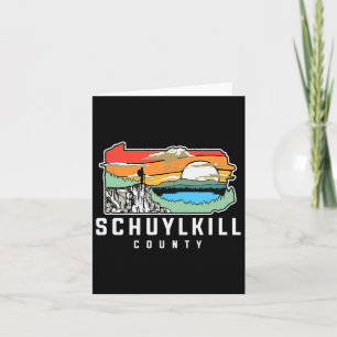 Schuylkill Landkreis Pennsylvania Nature Outdoor H Karte