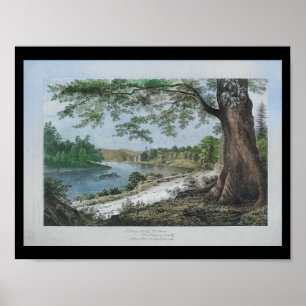 Schuylkill River Manayunk Philadelphia PA Print Poster