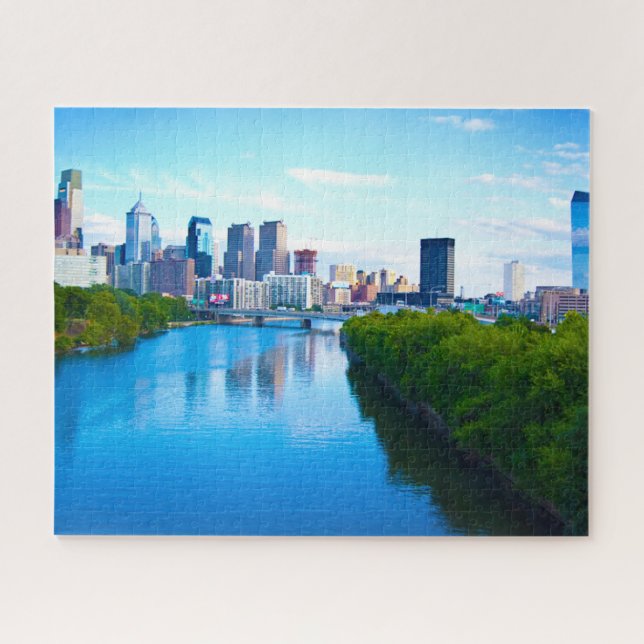 Schuylkill River Philadelphia. Puzzle (Horizontal)