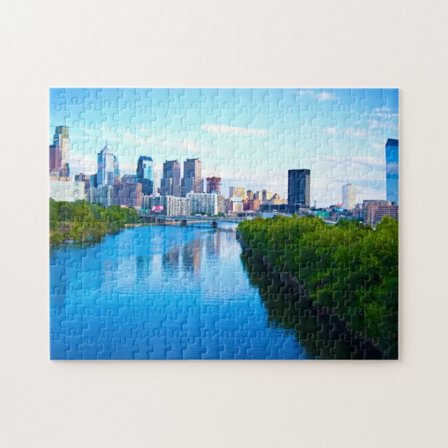 Schuylkill River Philadelphia. Puzzle (Horizontal)