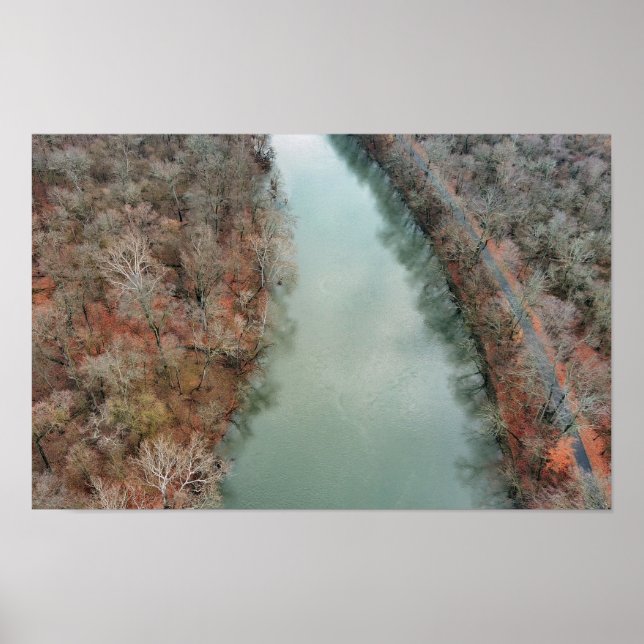 Schuylkill River Trail Fall Poster (Vorne)