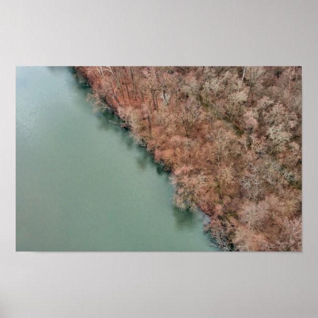 Schuylkill River Trees Sanatoga Poster (Vorne)