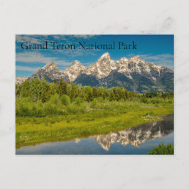 Schwabacher Landing Grand Teton Nationalpark Feiertagspostkarte