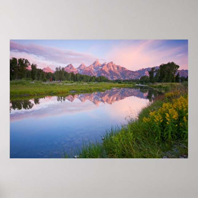 Schwabacher Landing Sunrise Poster (Vorne)