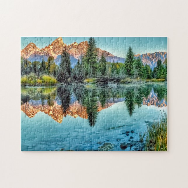 Schwabachers Landung und Biber-Teich Puzzle (Horizontal)