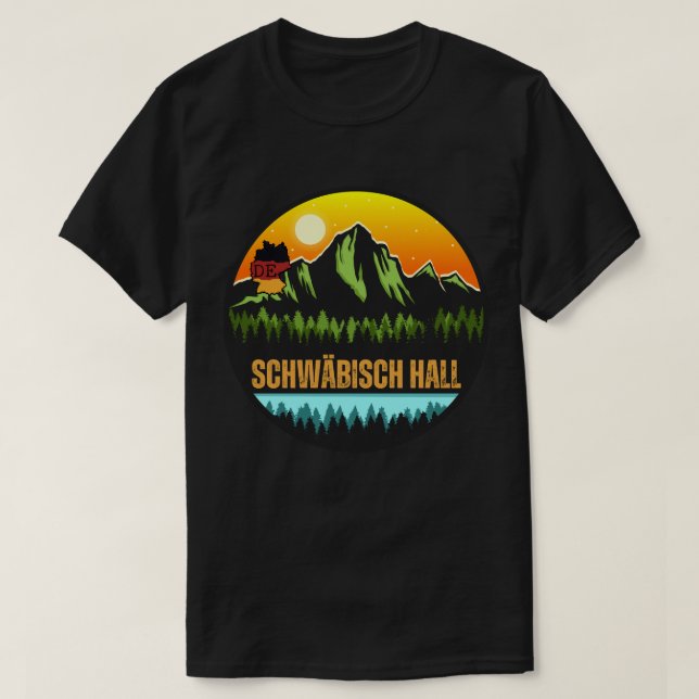Schwäbisch Hall, Baden-Württemberg Deutschland T-Shirt (Design vorne)