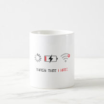 Schwache Batterie Kein WiFi Lade Tech Humor Design