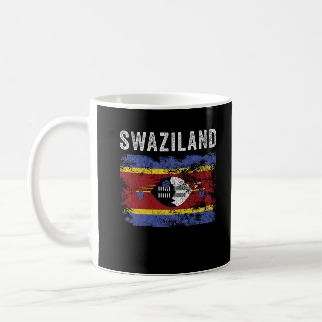 Schwäche der Flagge - Swasiflag Kaffeetasse (Links)