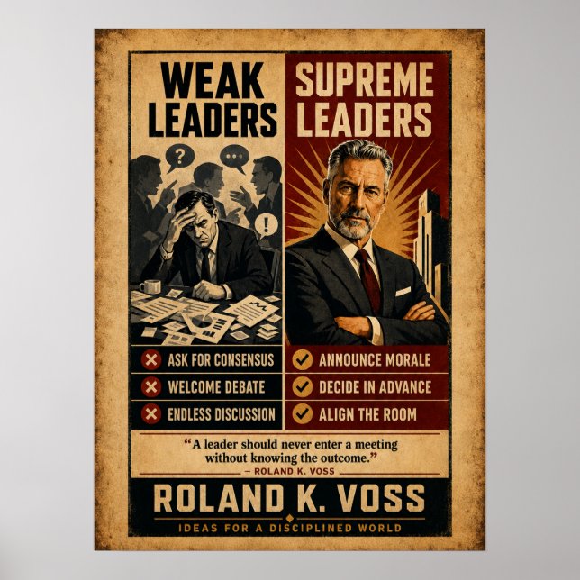 Schwache Führer vs. Oberste Führer Poster (Vorne)