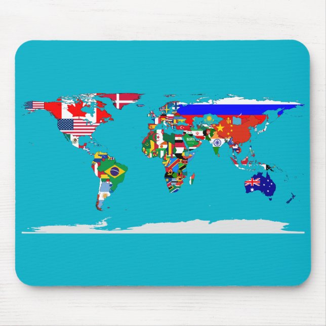 schwache Welt Mousepad (Vorne)