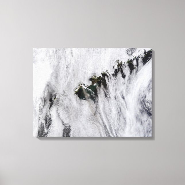 Schwaden aus dem Okmok-Vulkan, Aleusien Leinwanddruck (Vorderseite)