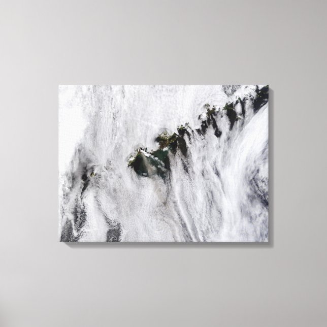 Schwaden aus dem Okmok-Vulkan, Aleusien Leinwanddruck (Vorderseite)