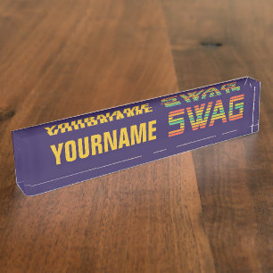 SCHWAG-individuelle Name Namensplakette
