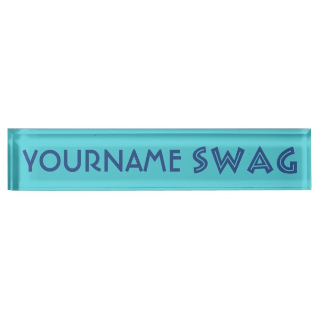 SCHWAG-individuelle Name Namensplakette (Vorderseite)